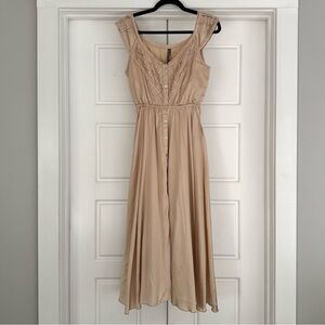 By Anthropologie Sleeveless Hanky-Hem Midi Dress NWT - XS